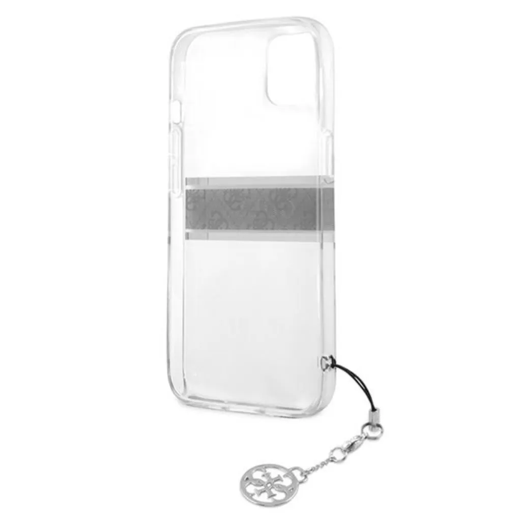 Must-Have: Guess Cover iPhone 13 Mini Grigio 4G con Cinturino e Charm - 7