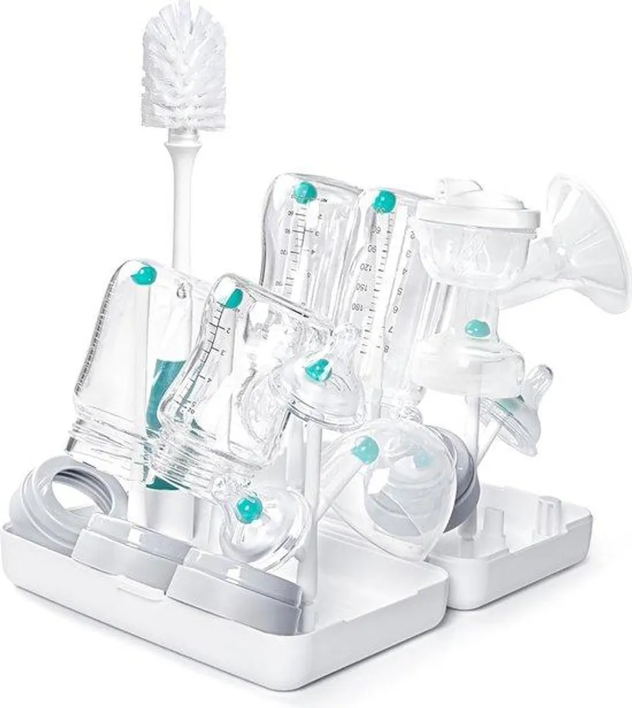 Séchoir Biberons Antarres avec Goupillons et Pince Hygiénique Sans BPA