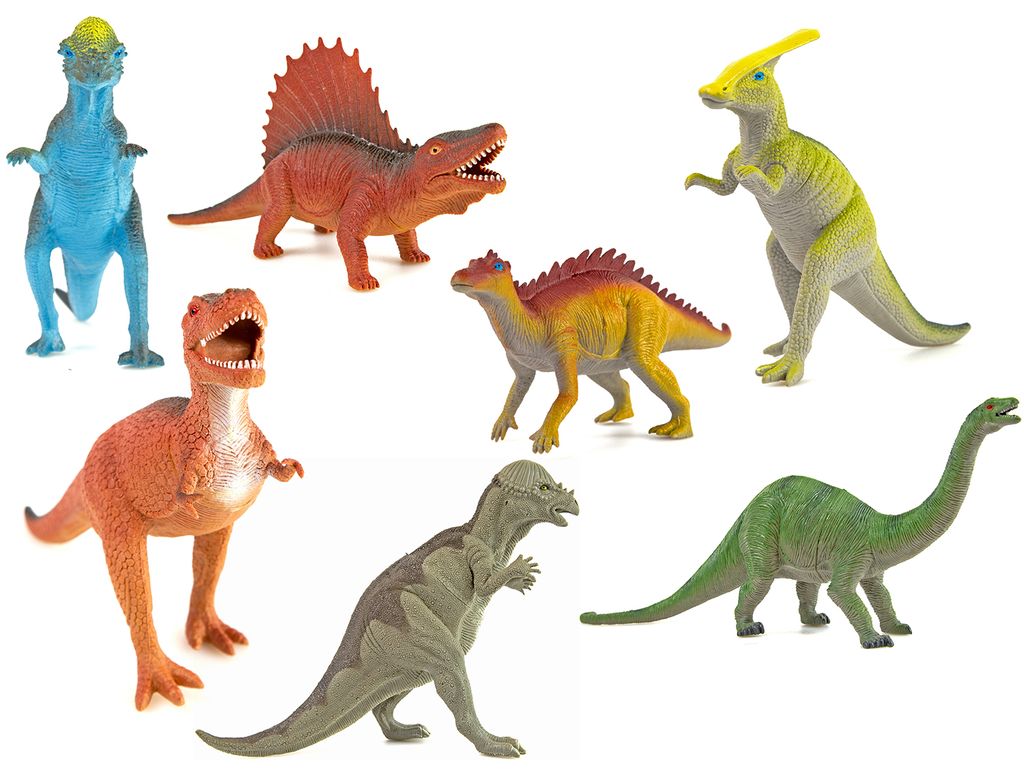 Kunststoff sortierte Dinosaurier Figuren 12 Stück Mini Dinosaurier Set 