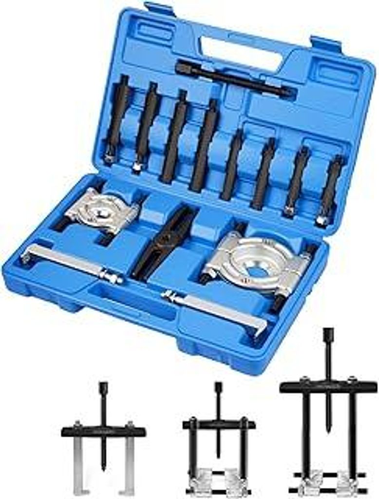 DAYUAN 14 TLG Lagerabzieher Set Polradabzieher Trennmesser Satz Lager Abzieher inkl. Koffer