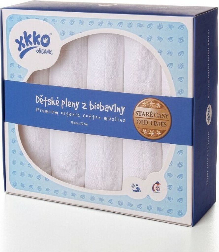 XKKO Organic 70x70 Staré časy - bílé - 5ks Obrázek produktu 