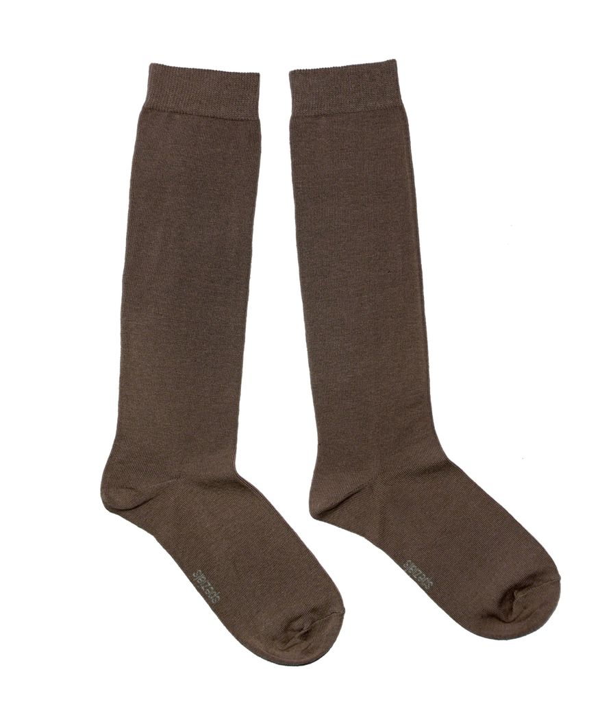 Damen kniekousen, effen, neutrale kleur, maat 39-42 Productafbeelding 
