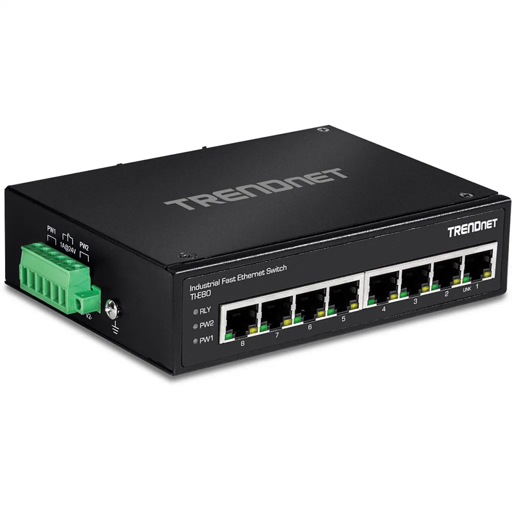 Switch Industriale 8 Porte TRENDnet TI-E80 - Prezzo e Qualità Professionale - 3