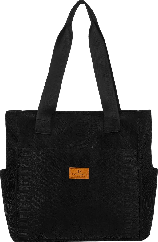 Rovicky Afsooni Nero: Borsa a Tracolla Donna in Eco-Pelle Elegante