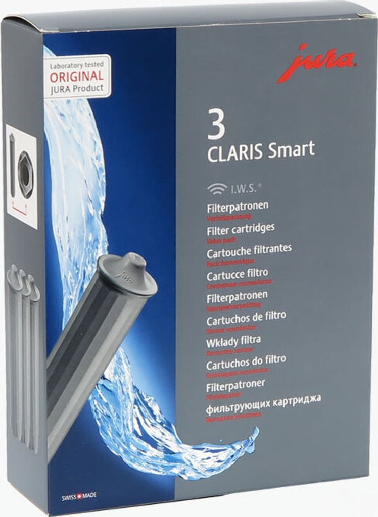 Jura 71794 Claris Smart Filterpatrone Grau 3er Pack Produktbild 22