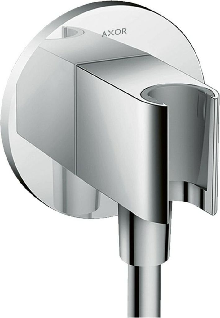 Anschlusswinkel FixFit Porter rund rund, mit Rückflussverhinderer chrom chrom