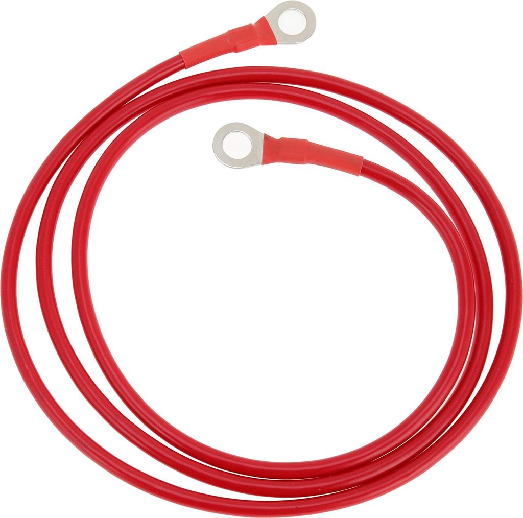 1 Stück Batterie-Wechselrichterkabel 10 AWG Gauge 4,5FT 5/16" Lug Batteriekabel Universal für Auto Fahrzeug Boot Wohnmobil Solar verzinntes Kupfe...