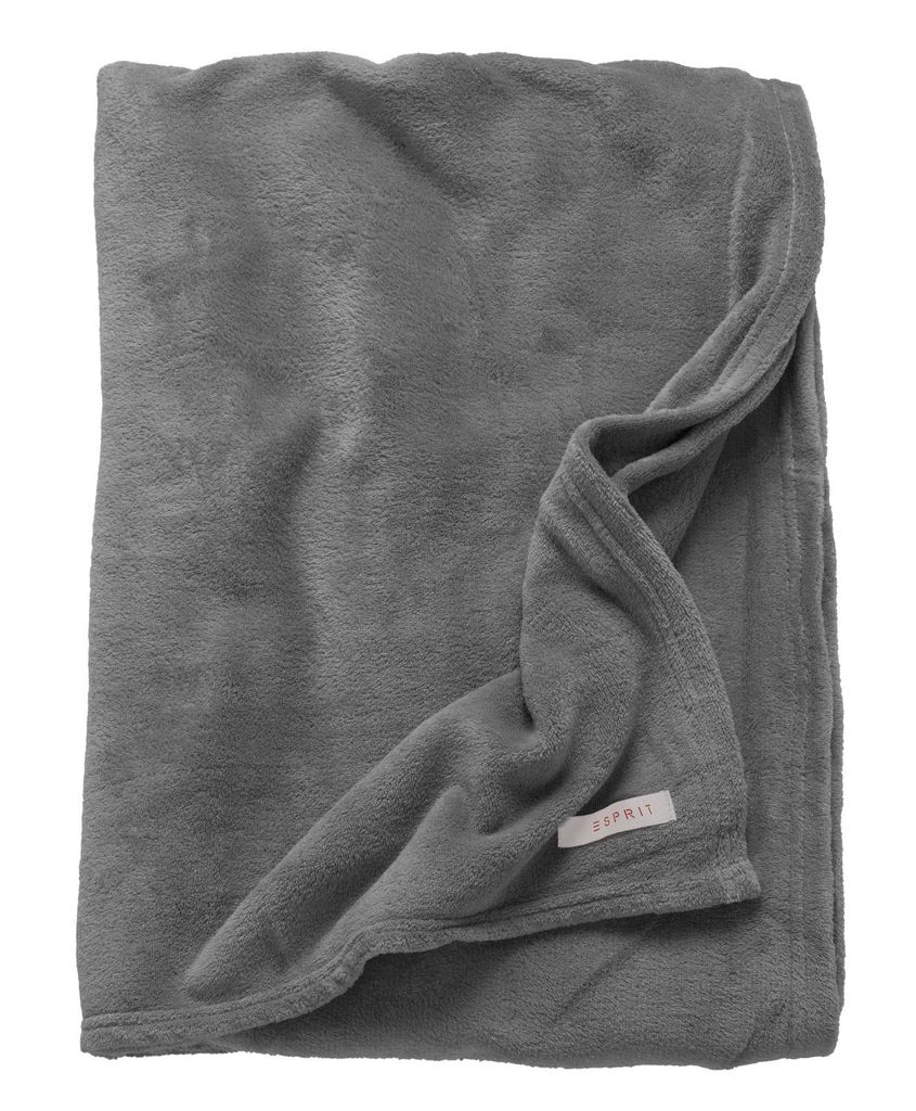 ESPRIT Tagesdecke MELLOWS Anthrazit 150 x 200 cm