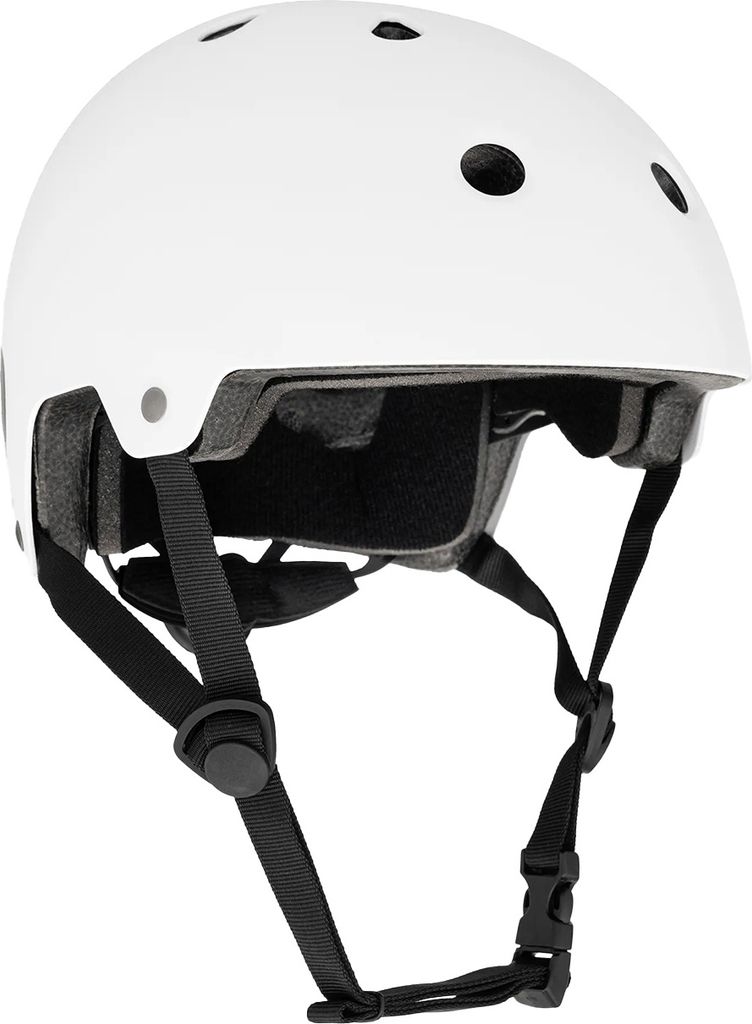 ATTABO Genes Helm L Weiß für Skateboard Scooter Rollschuh ABS Schale 11 Belüftungslöcher Verstellbar
