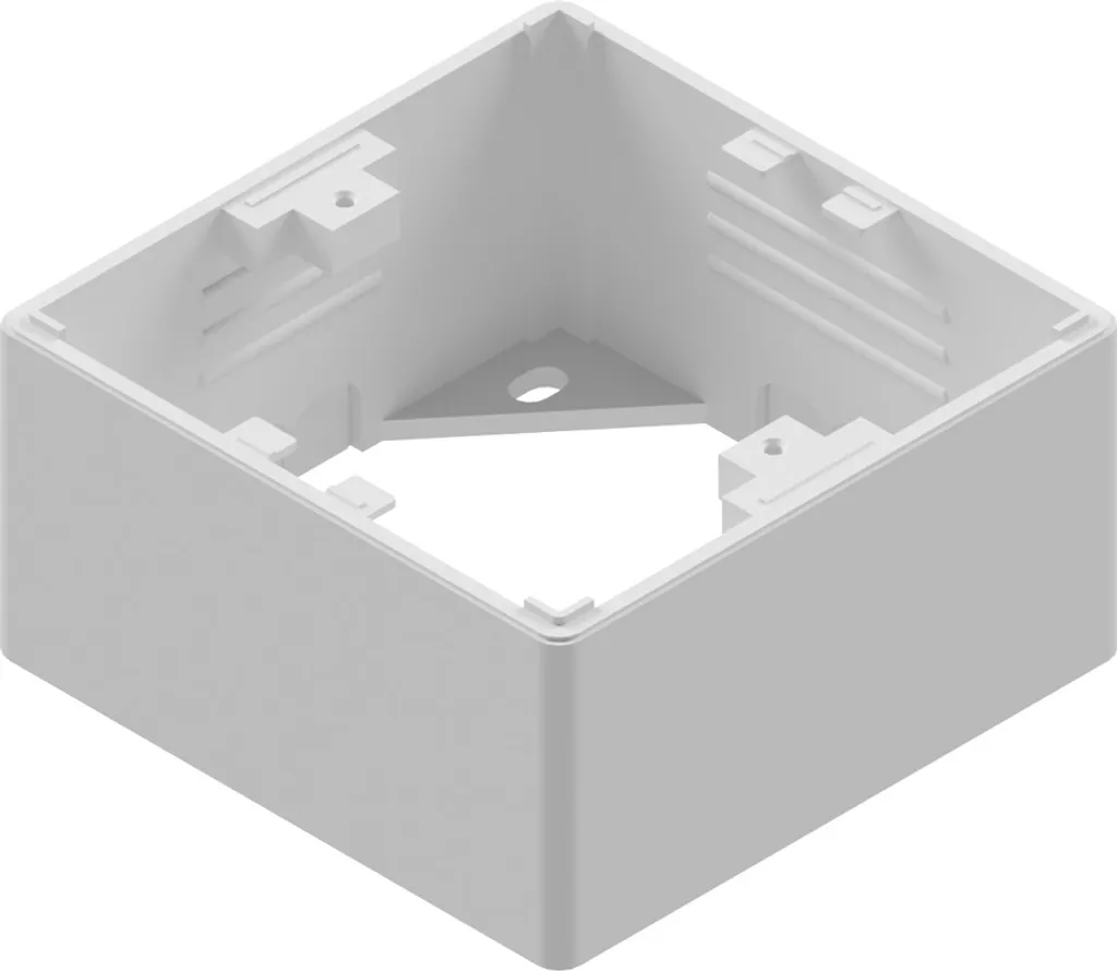 Presa Dati EasyLan 80x80x42 RAL 9010 - Stock per Installatori e B2B