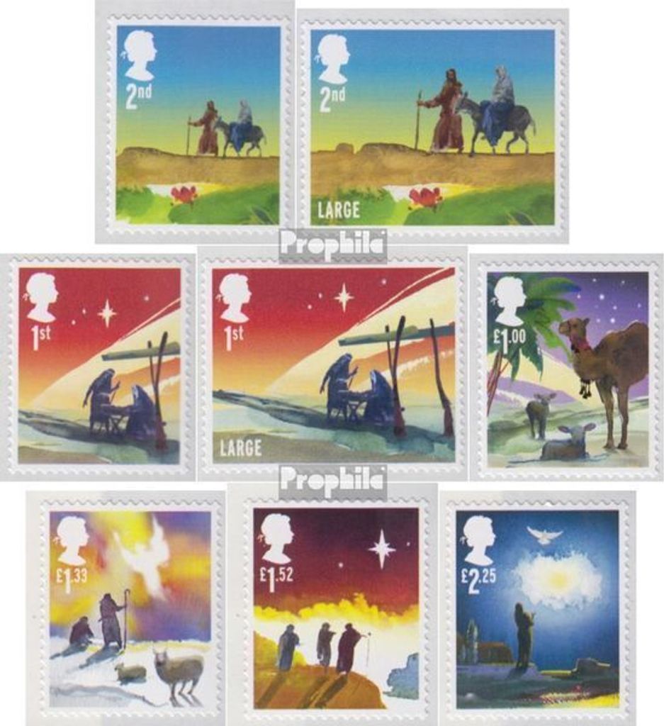 Briefmarken Großbritannien 2015 Mi 3825I C-3832I C Produktbild 