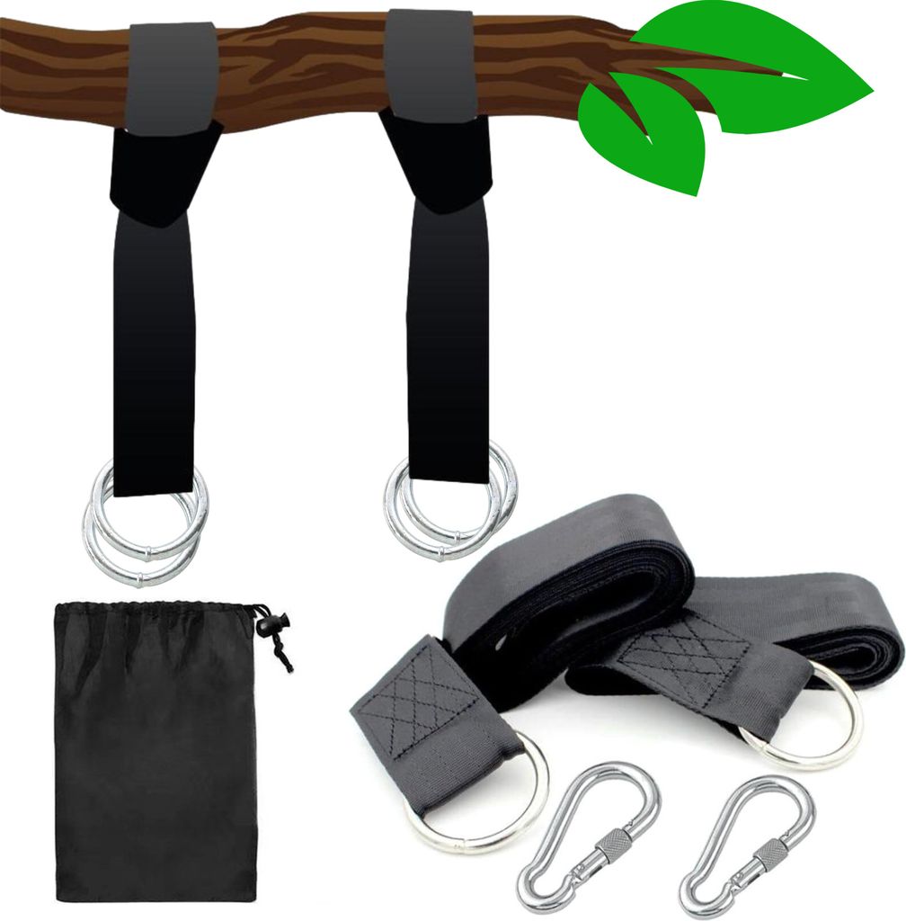 HSXL Hängematten-Hängesystem – 2x Nylonband 280 cm lang Produktbild 
