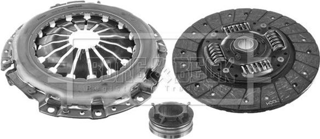 BORG & BECK HK2532 Kupplungssatz OE kompatibel mit i30, i40, iX35, Tucson, Carens, Ceed, Proceed, Sportage
