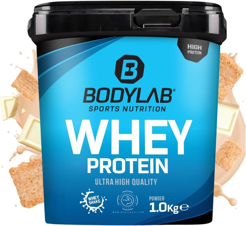BODYLAB Whey Protein - 1000g - White Chocolate & Cinnamon Produktbild 
