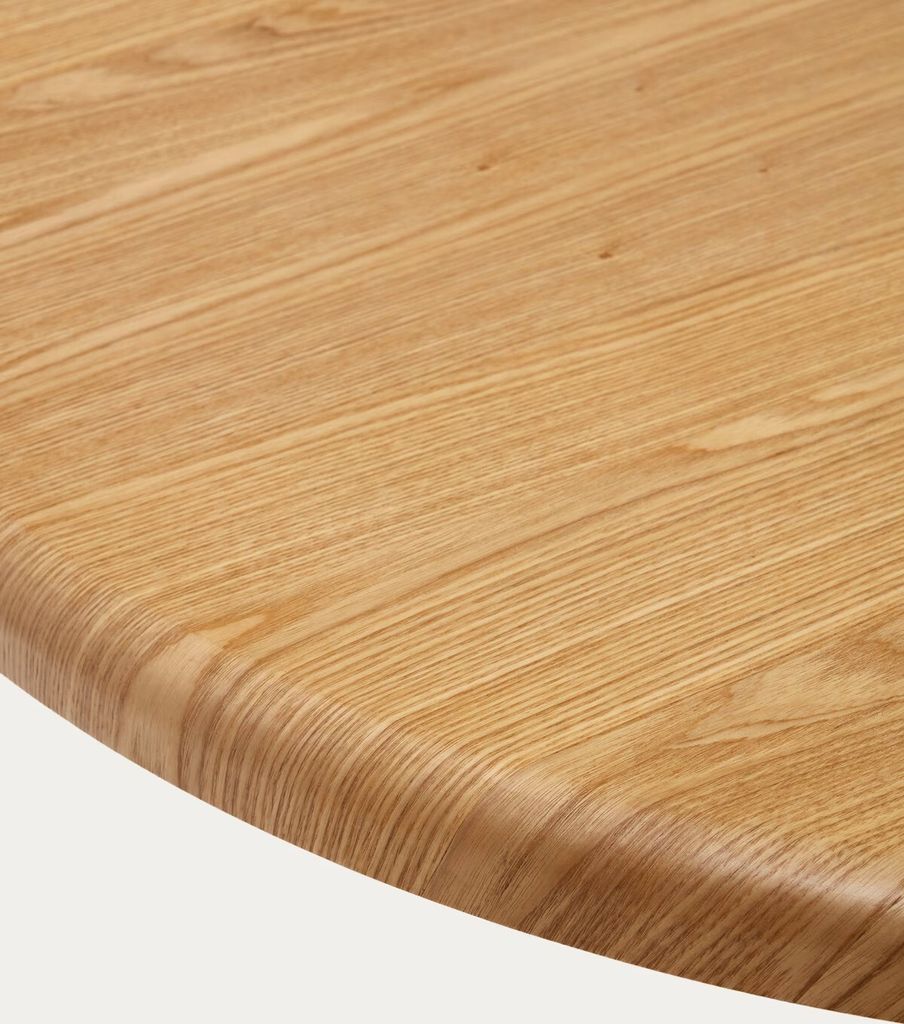 Ovaler Tisch Mailen 220 x 77 x 105 cm Eschenfurnier Esstisch Tisch Wohnzimmer