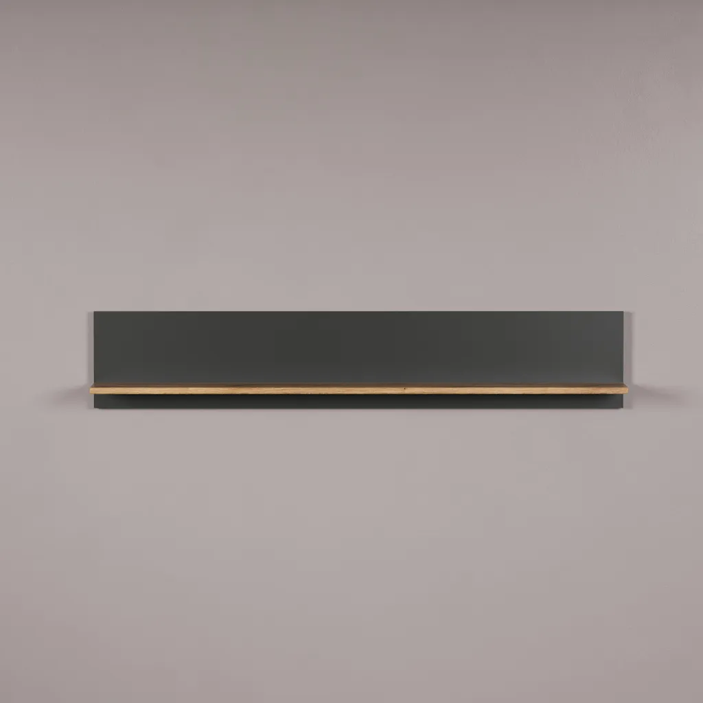 Bibliothèque Esteban Gris et Chêne : Solution de Rangement Gain de Place - 10