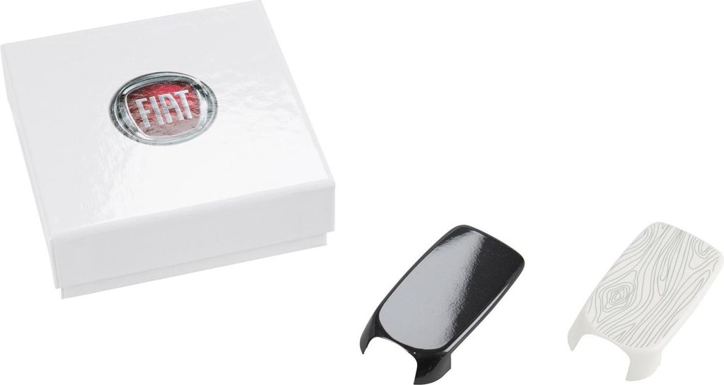 Schlüsselcover-Set Matt weiß und glänzend schwarz 50927850