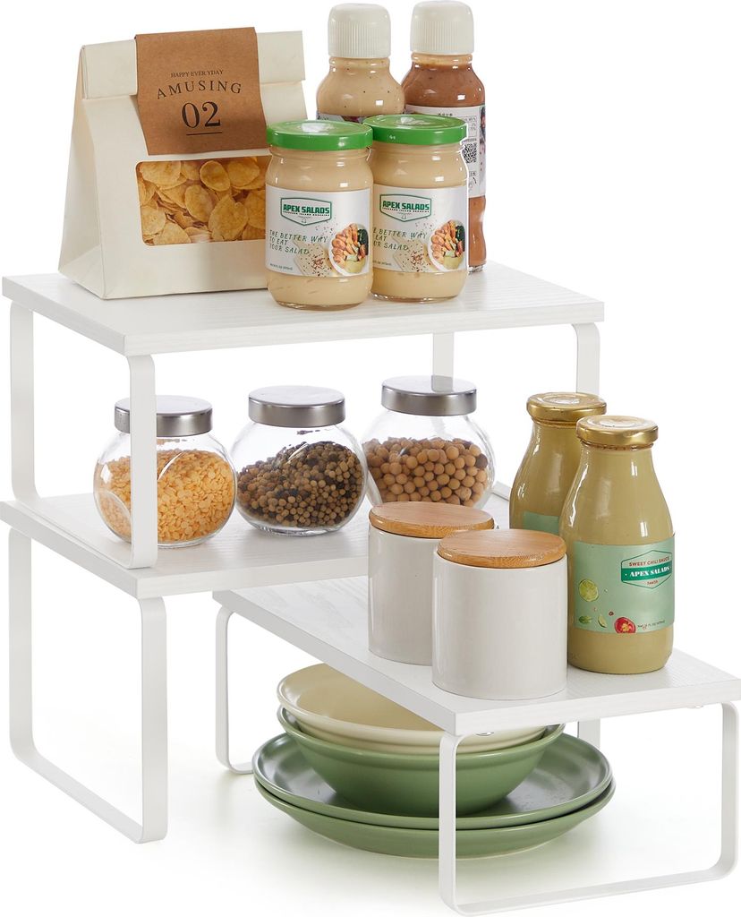 SONGMICS Stojan na kořenky, sada 3 kuchyňských organizérů, Obrázek produktu 