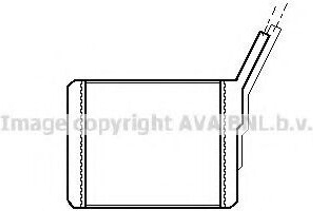 PRASCO OL6182 Wärmetauscher Innenraumheizung Kühler für OPEL Campo (TF0, TF1) Monterey A (M92) Monterey B (M98) für ISUZU D-Max I Pickup (TFR, ...