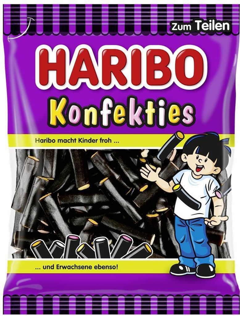 Haribo Konfekties Lakritzstangen mit leckerer Produktbild 3