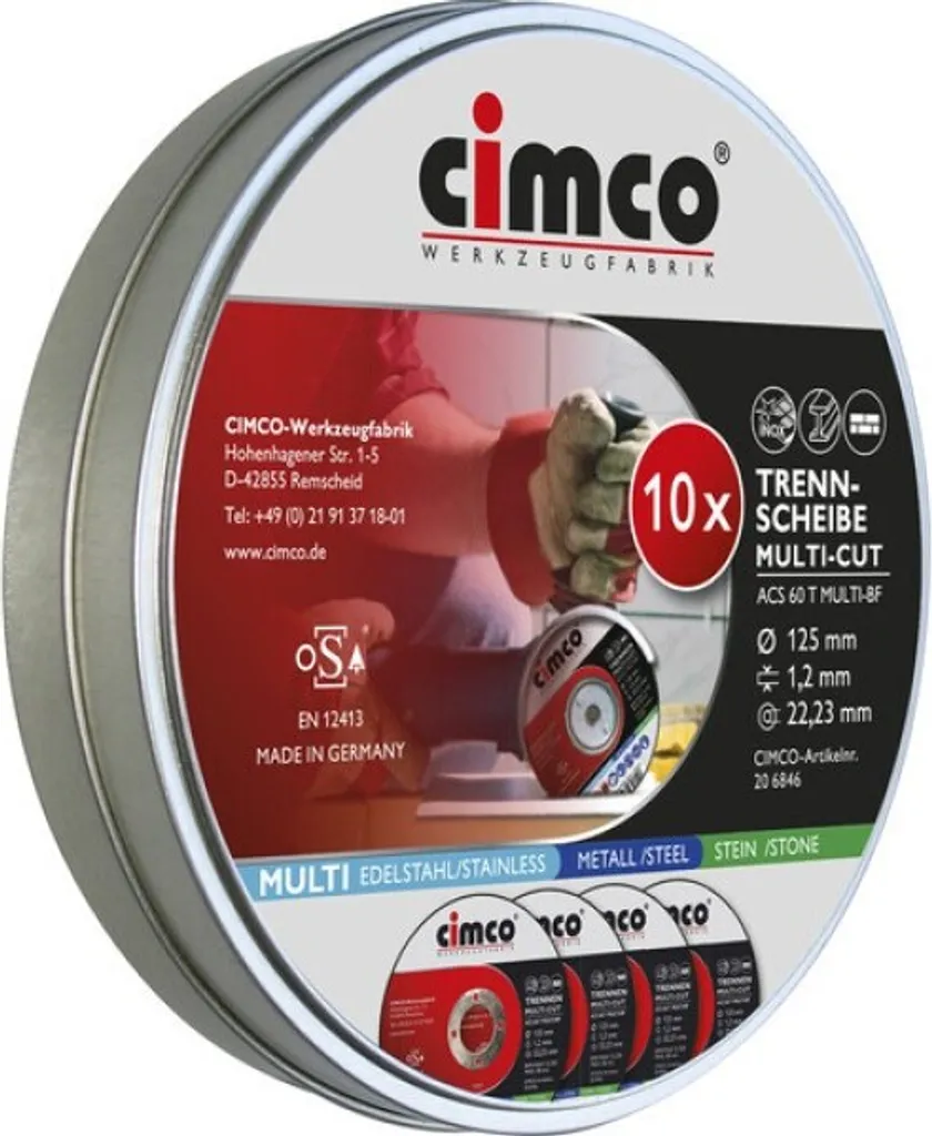 Disque à tronçonner multi-matériaux pour chantiers difficiles - 10 unités - 2