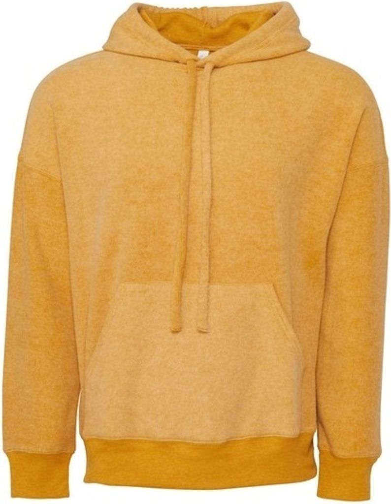 Bella + Canvas - Hoodie zum Überziehen für Herren/Damen Uni RW7800 (L) (Senfgelb meliert)
