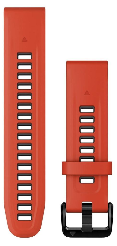 Garmin 010-13279-04 Quickfit Silikonband 20 mm Flammenrot/Graphit 1