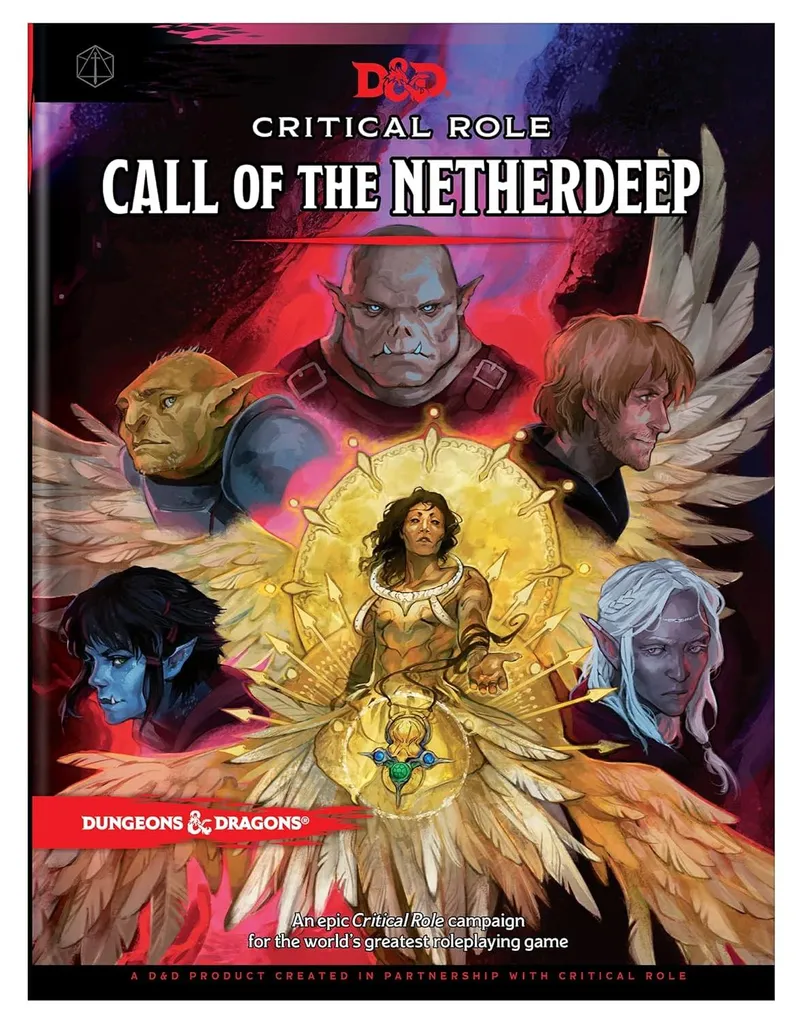 Critical Role L'Appel des Abysses D&D Couverture Rigide Guide Complet
