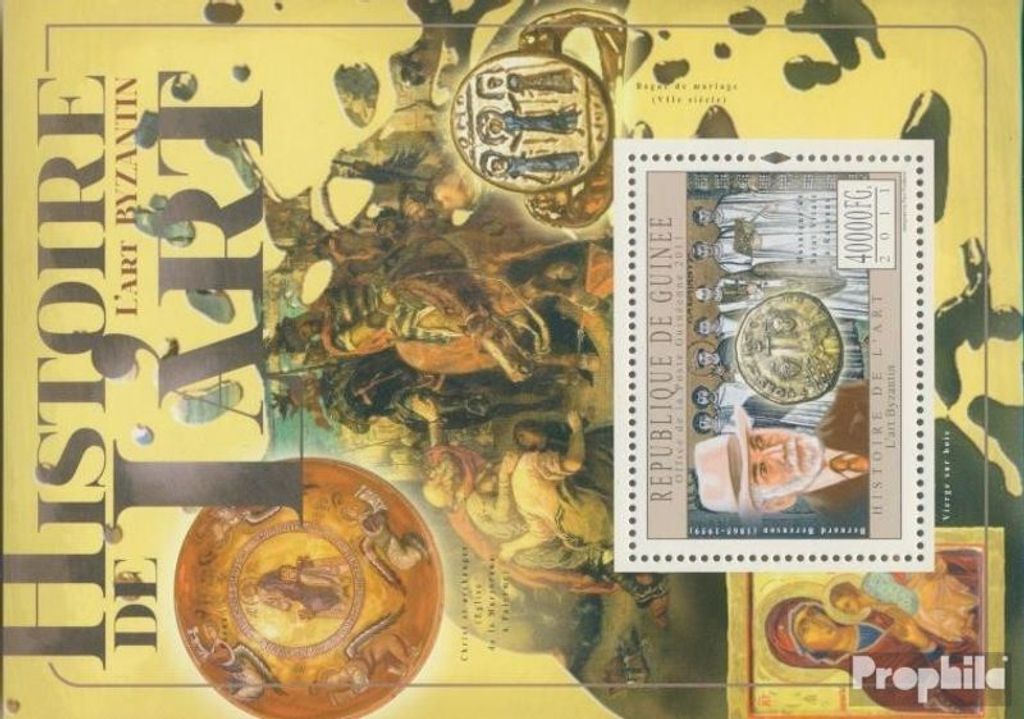 Briefmarken Guinea 2011 Mi Block 2015 (kompl. Ausgabe) postfrisch Byzantinische Kunst