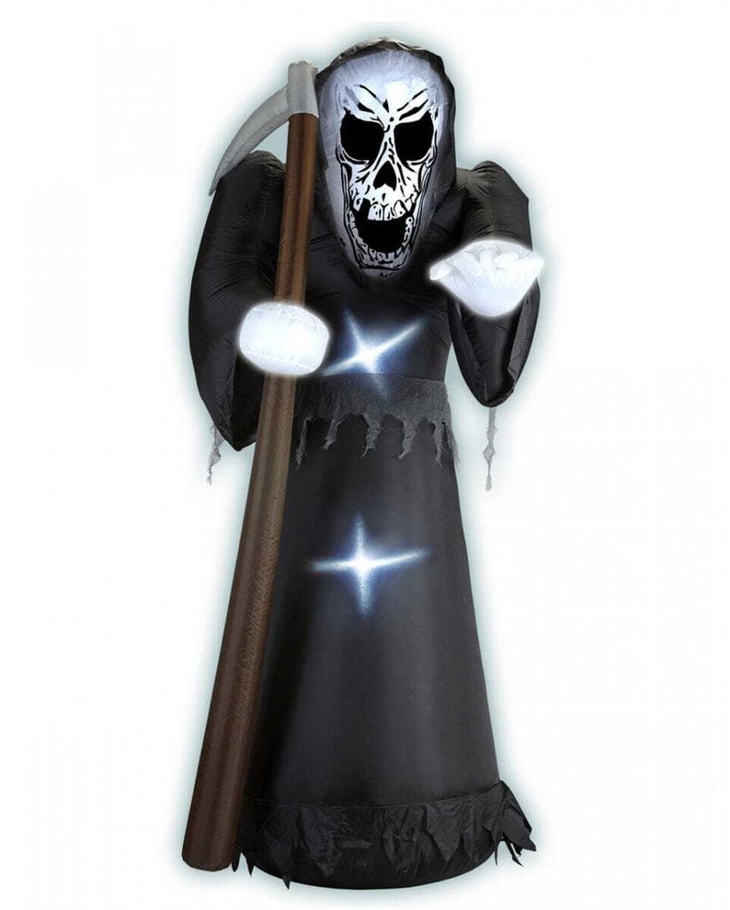 Aufblasbare Halloween Deko Gevatter Tod | ca. 122cm
