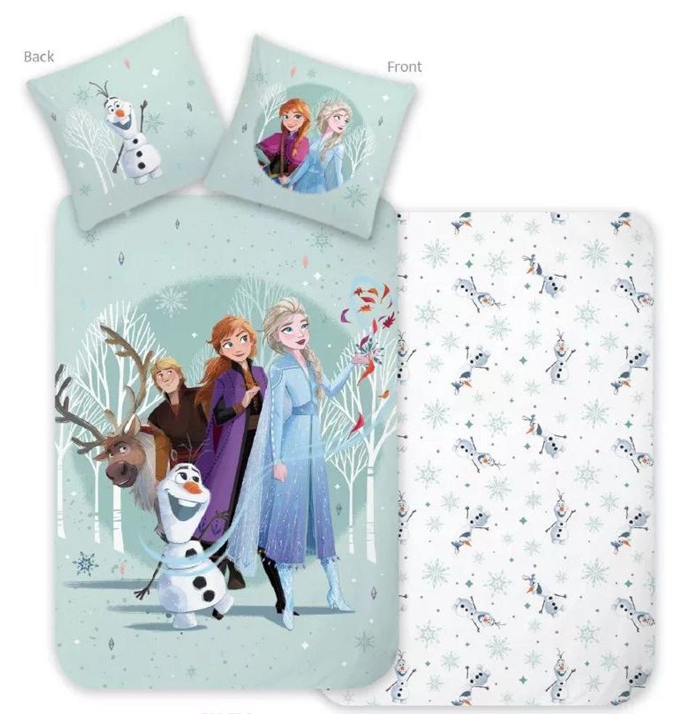 Disney Eiskönigin Forest Adventure Kinderbettwäsche-Set
