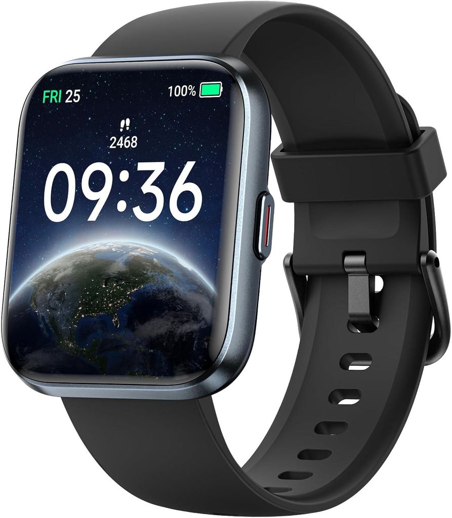 Smartwatch mit Alexa & Anruffunktion, 1,8" AMOLED Display, Gesundheits- & Fitness-Tracking, IP68