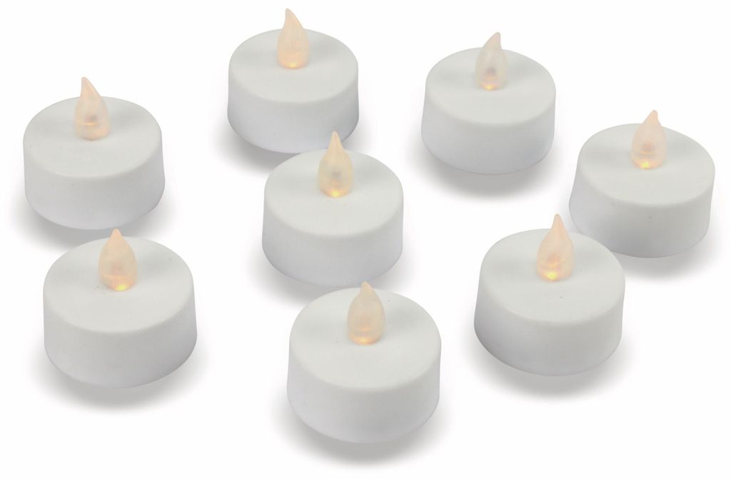 Grundig Teelichter - LED - weis - 8 Stuck