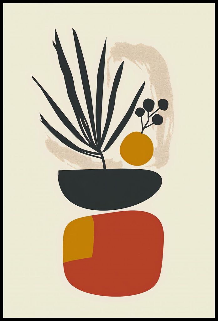 Plakat 68x101cm Botanischer Einblick