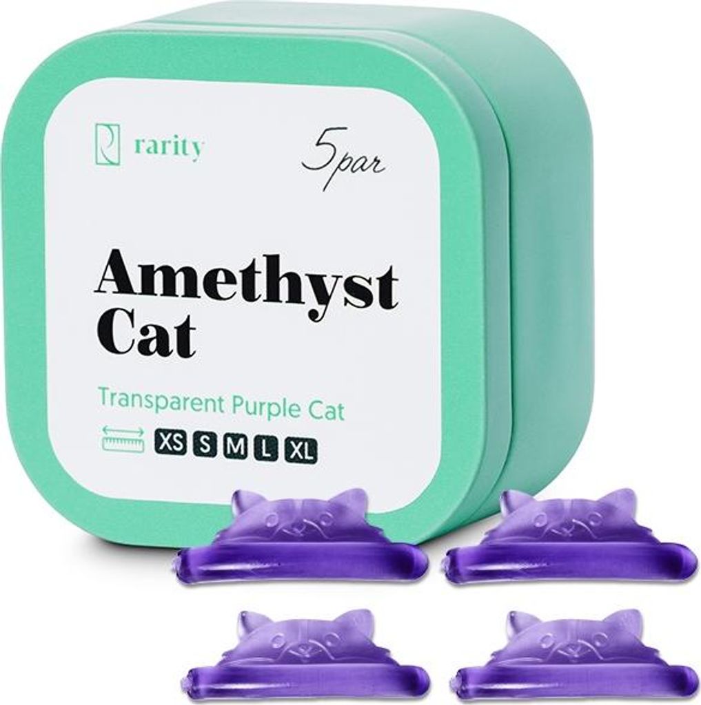 Amethyst Cat Silikonroller-Set, 5 Paar Wimpernformer