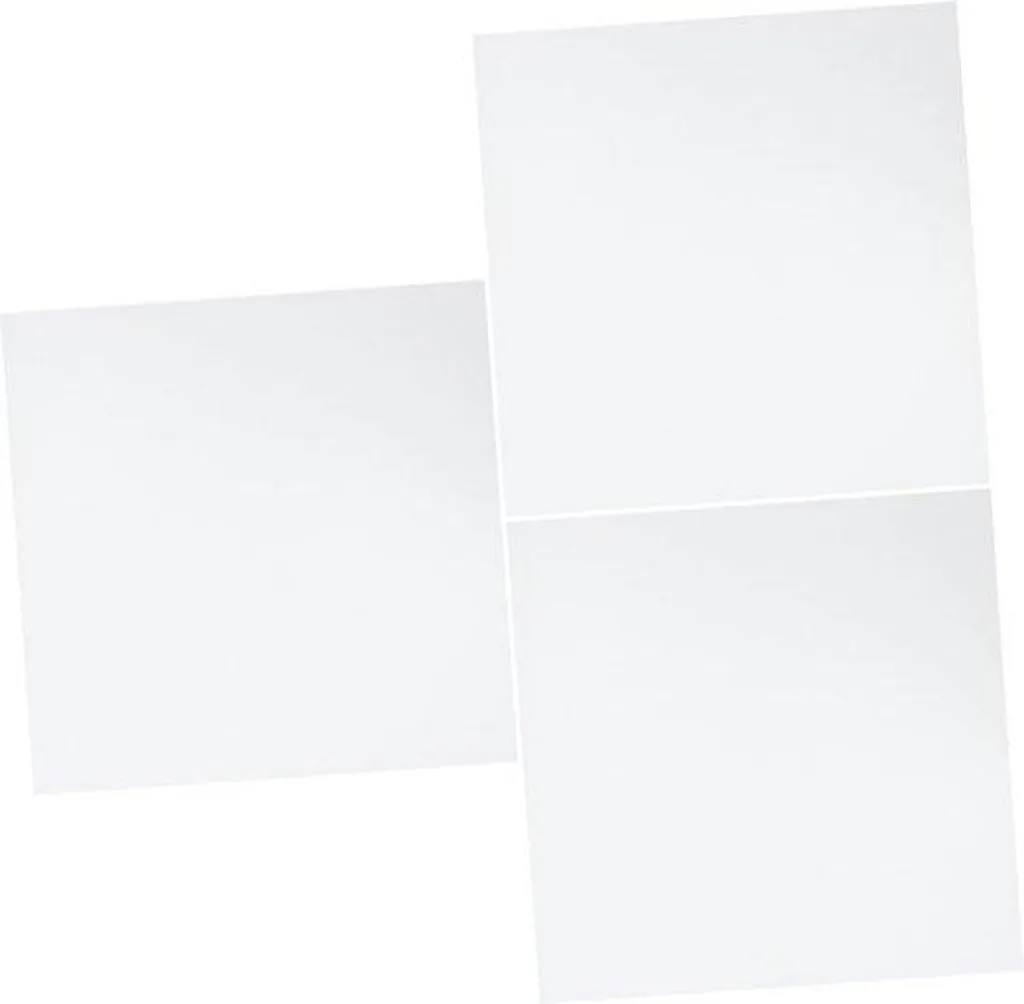 Filtre de laboratoire blanc 60 feuilles grand format haute rétention