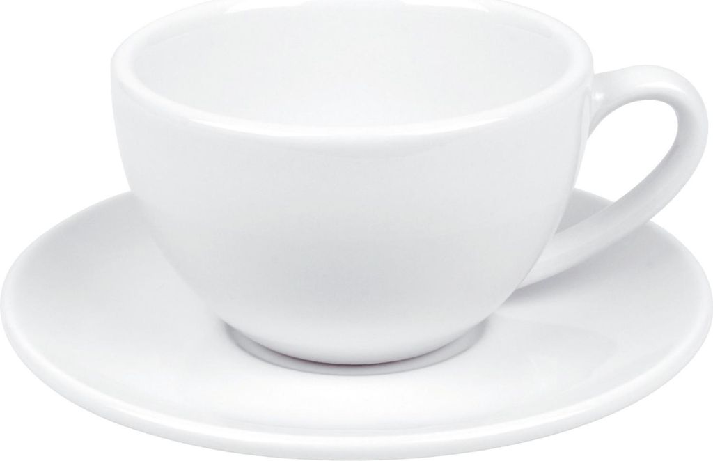 KÖNITZ Coffee Bar Cappuccinotasse mit Untertasse 245 ml, weiß