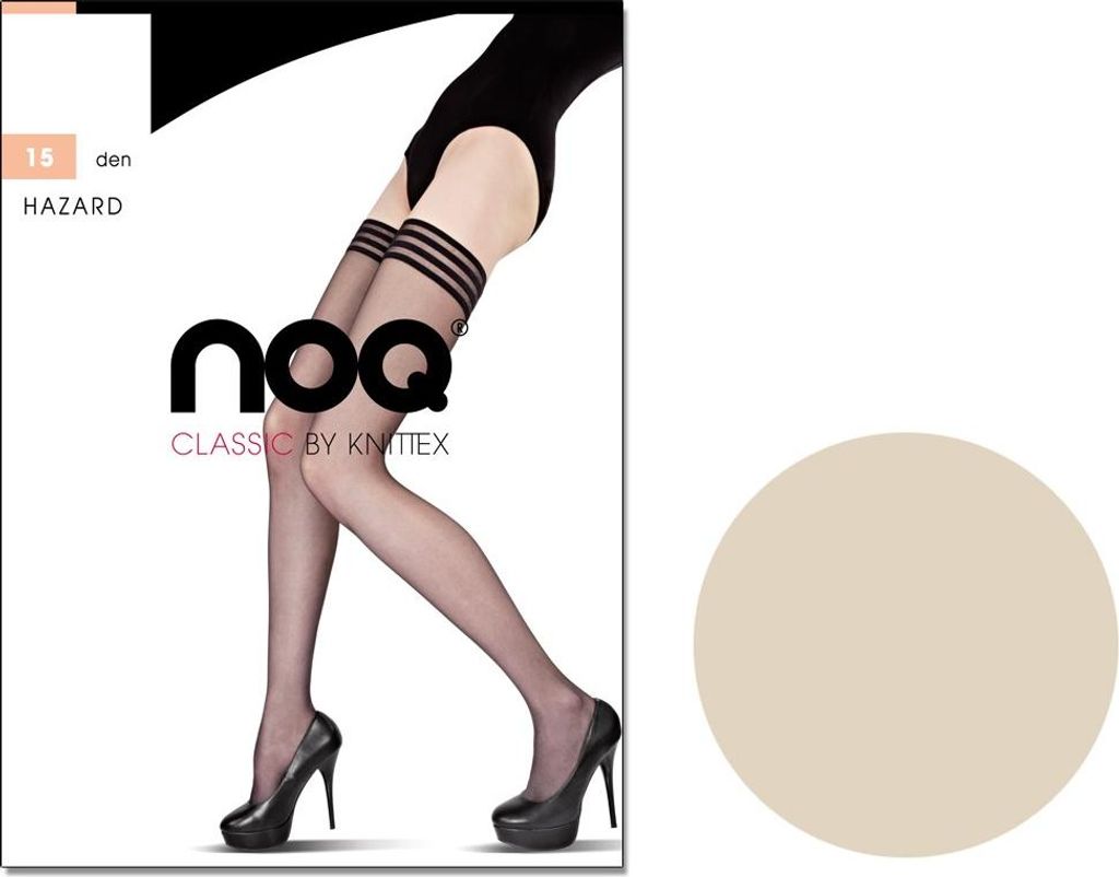 Classic Hazard Halterlose Strümpfe 15 DEN 3 Vison