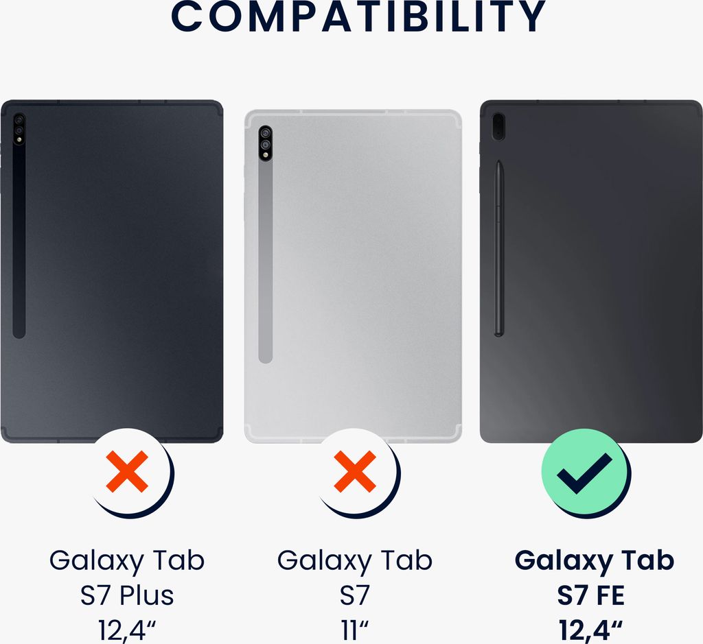 kwmobile 2x Matte Schutzfolie kompatibel mit Samsung Galaxy Tab S7 FE Papier Gefühl Folie - Tablet Full Screen Paper Feel Cover - Tablet Displayfolie
