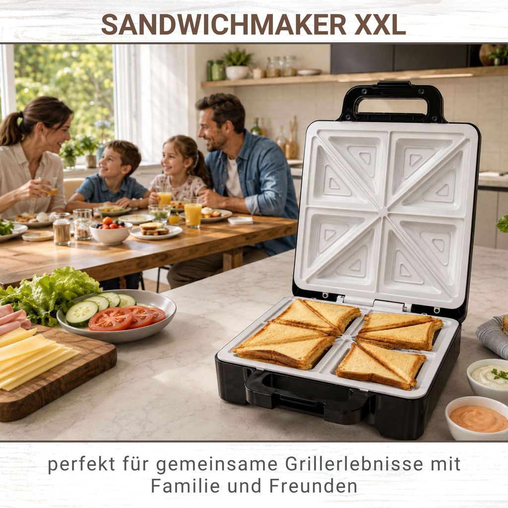 Sandwichiera in Vetroceramica Drizle | Tostapane per panini Immagine del prodotto 