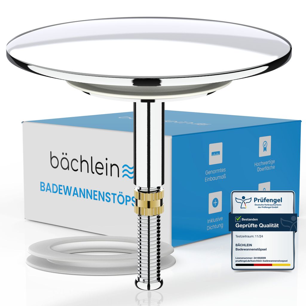 Bächlein Universal Badewannenstöpsel - Abfluss-Stopfen aus Produktbild 1
