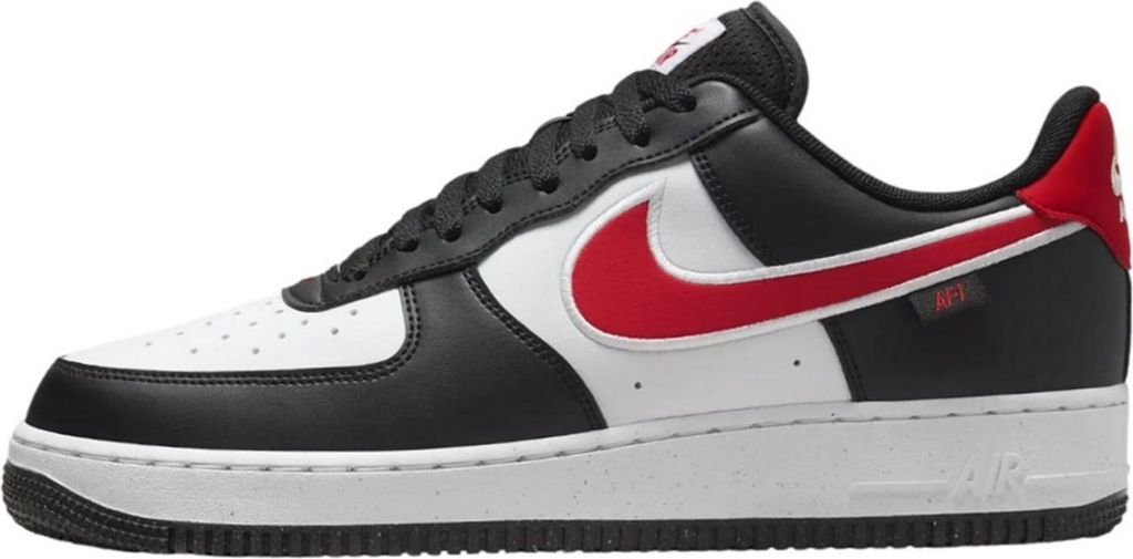 Nike Air Force 1 '07 Next Nature "Black University Red" Rot/Schwarz, Größe: 47