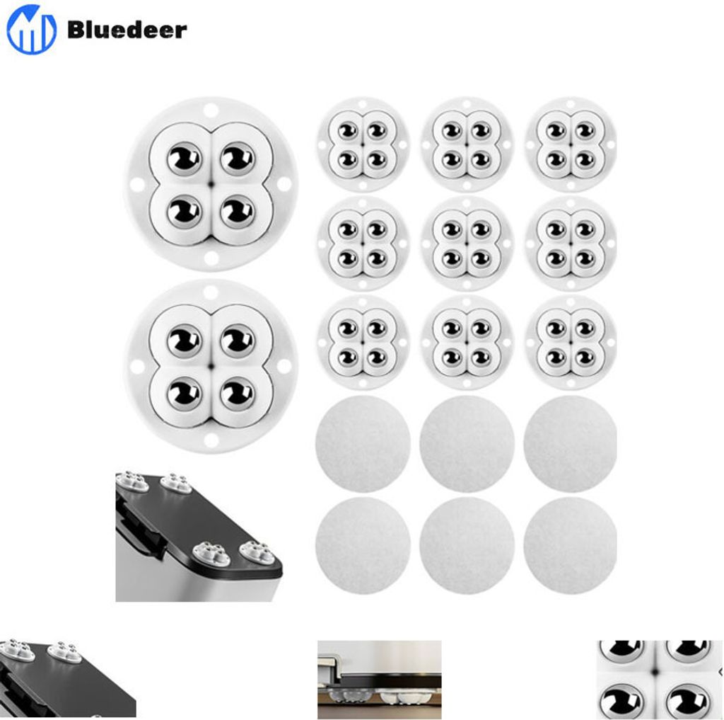 20 Stück Mini-Lenkrollen, selbstklebende Rollen, Produktbild 