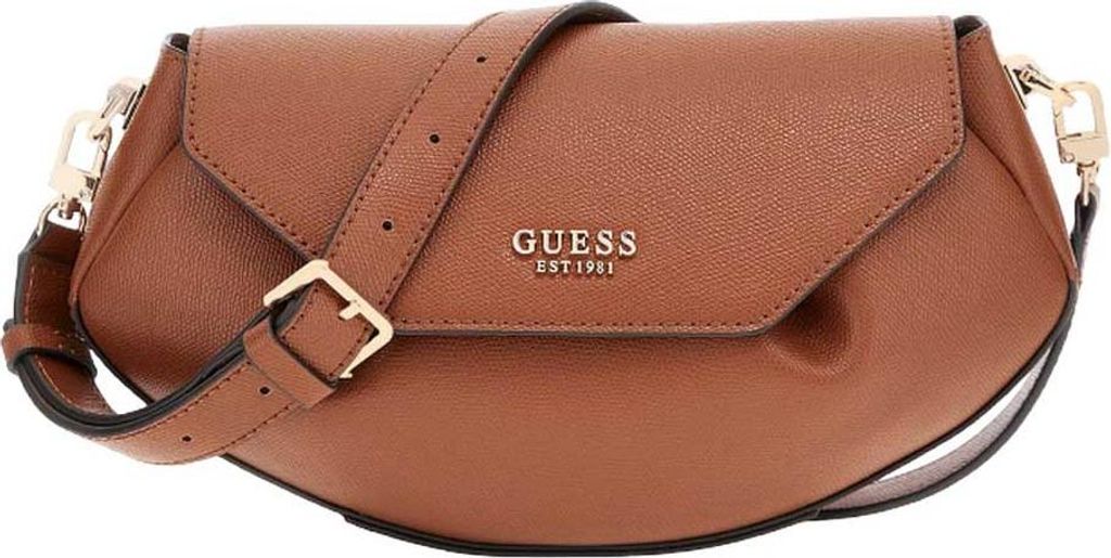 Guess Amorette Flap Umhängetasche Braun Mann Braun One Size