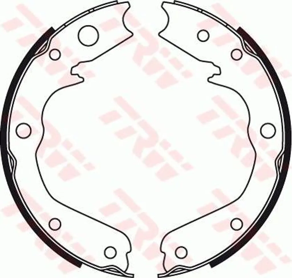Mâchoires de Frein TRW GS8497 Haute Résistance pour OE 90392944 Arrière