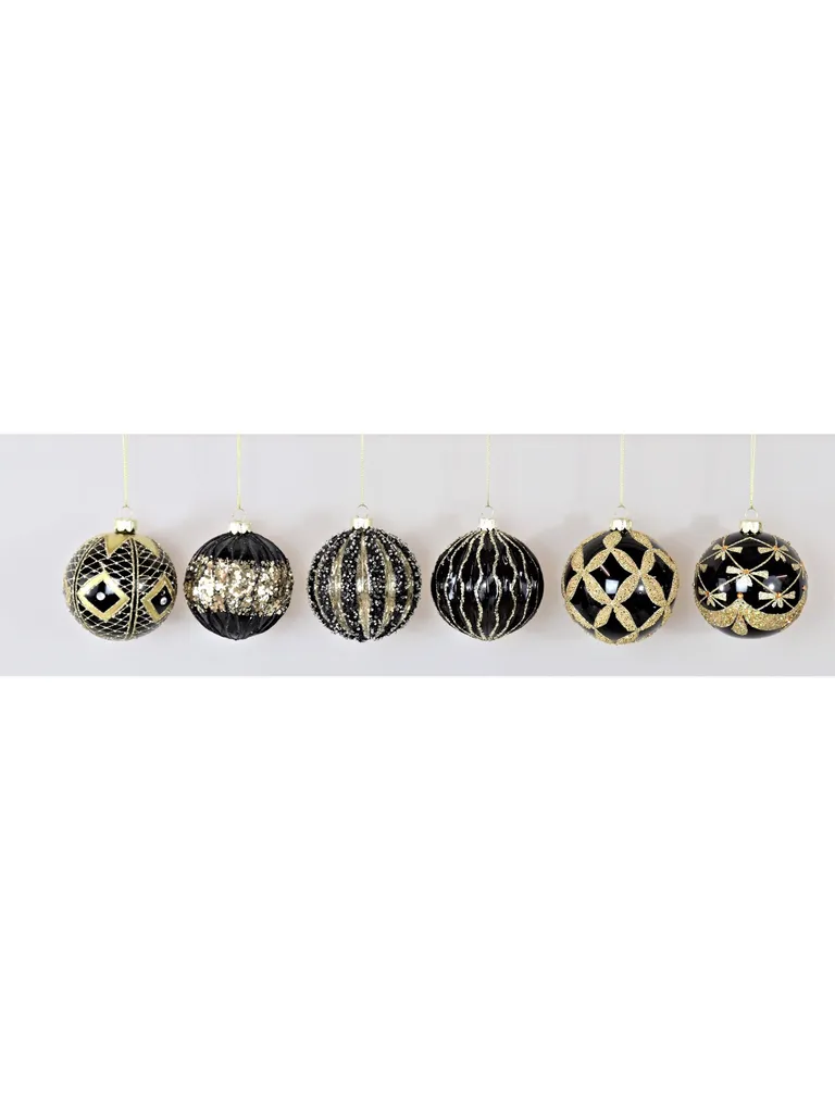Boules de Noël en verre Magic ø8cm décorations sapin lot de 6 pièces - 2
