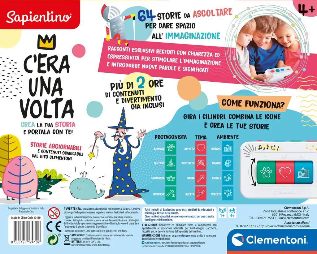 Clementoni 17410 Mon Premier Volant Jouet Éducatif Interactif Bébé