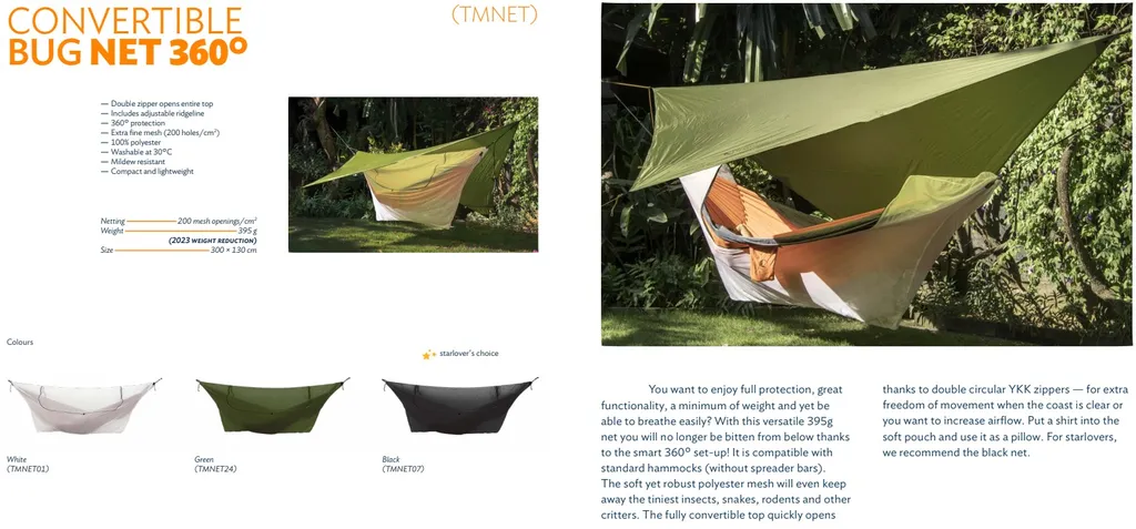Moustiquaire Blanche 360° Filet Maille Fine - Spéciale Bivouac Hamac - 19