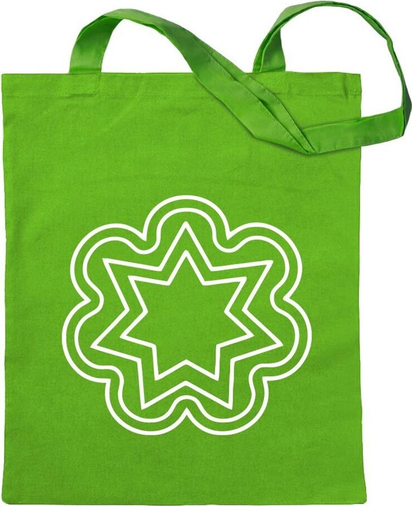 Kiwistar - Baumwolltasche - hellgrün - solavana - SOL'A'VANA - Turnbeutel Fun Rucksack Sport Beutel Gymsack Ziehgurt