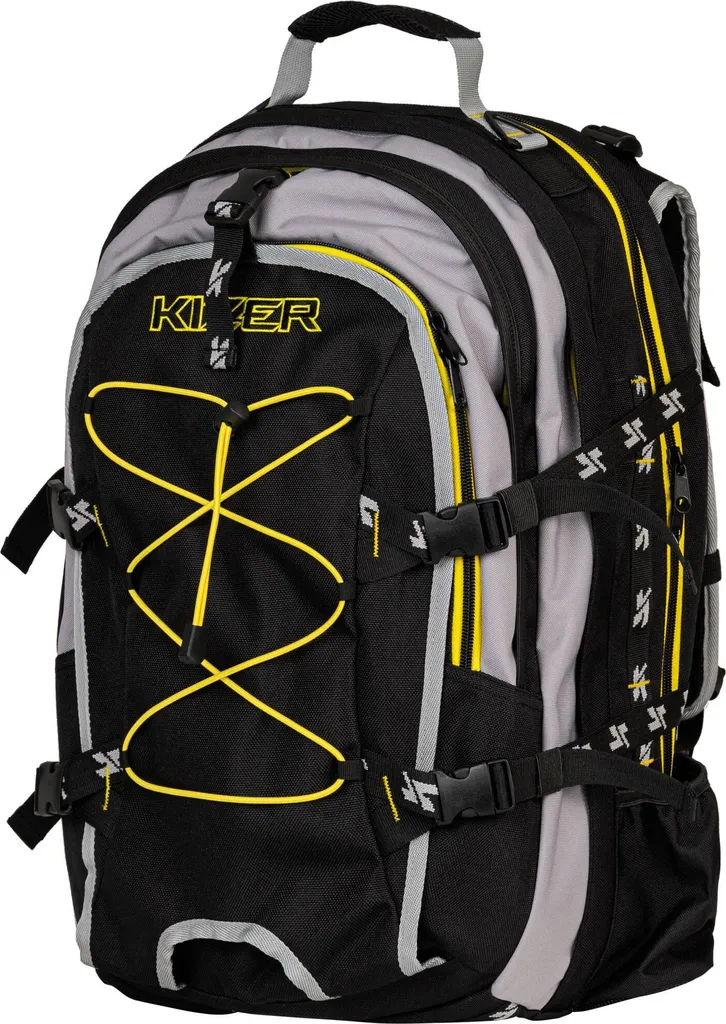 Borsa Kizer Nero Nero Taglia Unica | Zaino Pattini Professionale 50L